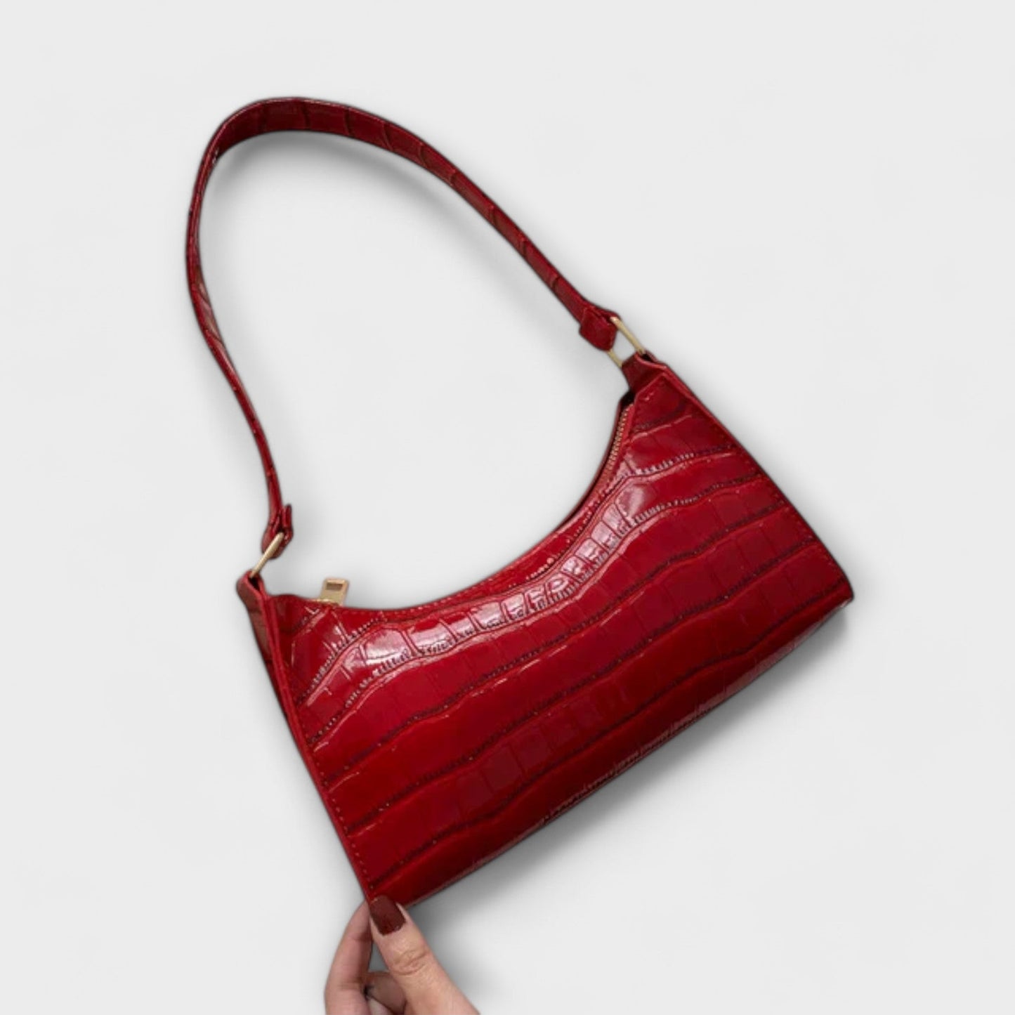 Julia - Shiny Leather Bag