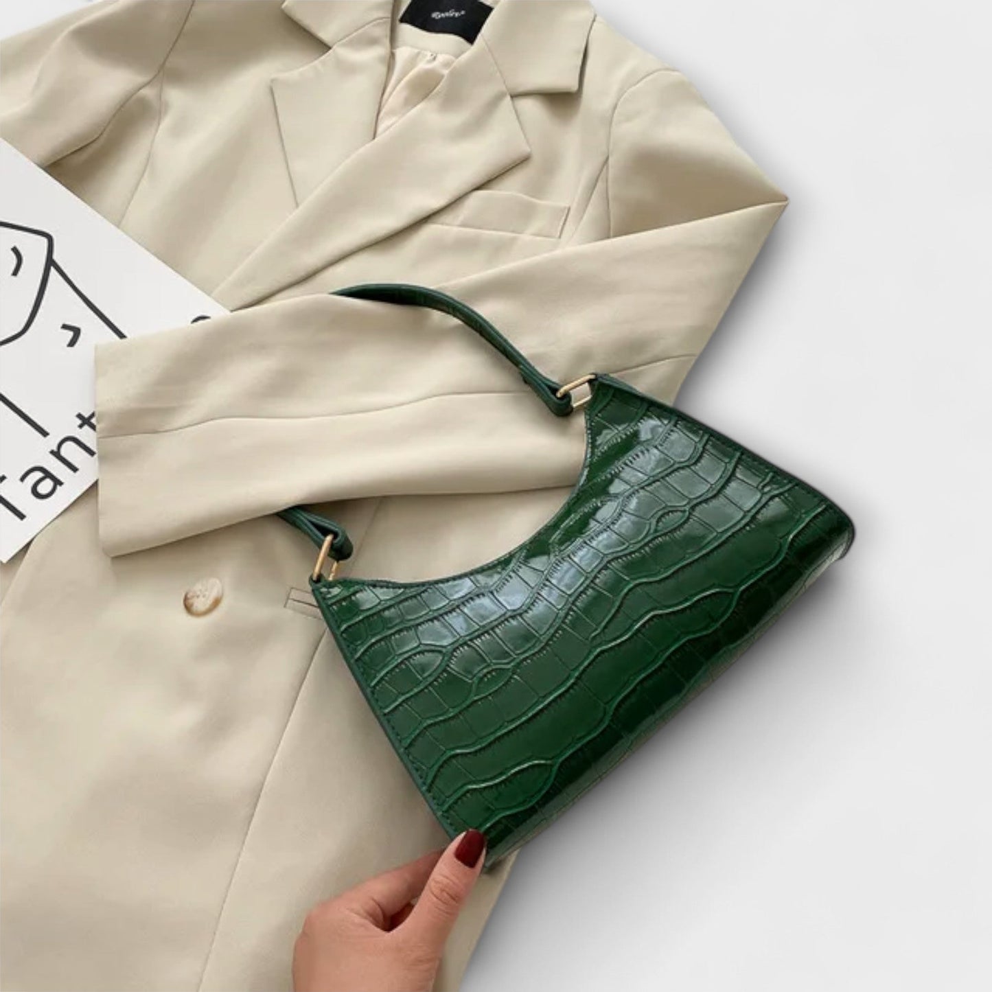 Julia - Shiny Leather Bag