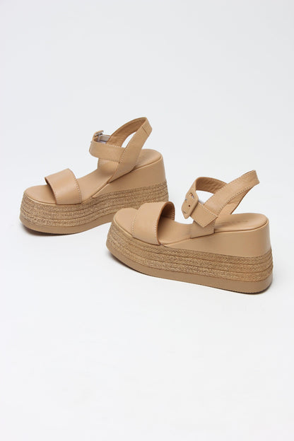 Blair | Beige Heels Sandals