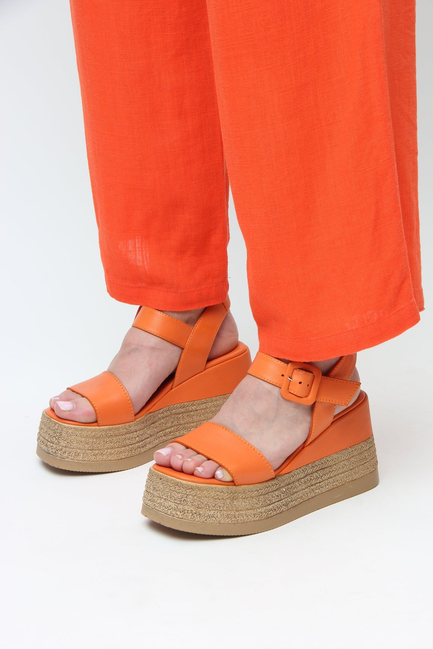 Blair | Orange Sandals