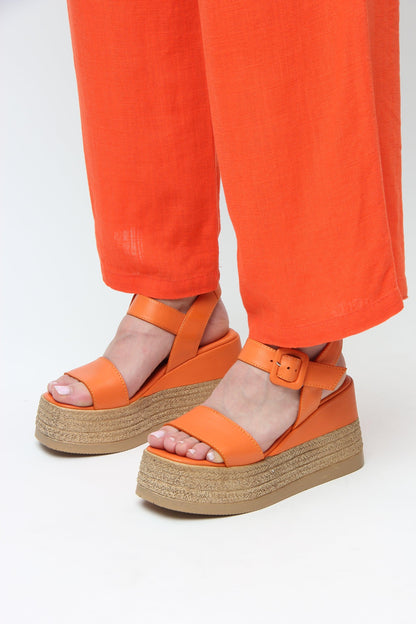 Blair | Orange Sandals