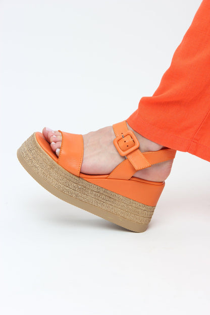 Blair | Orange Sandals