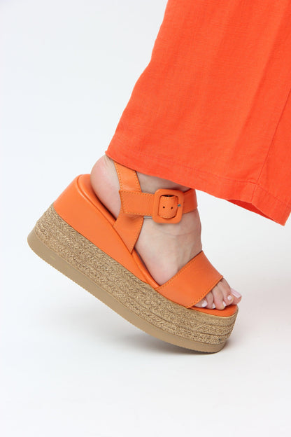 Blair | Orange Sandals