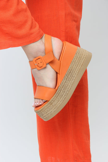 Blair | Orange Sandals