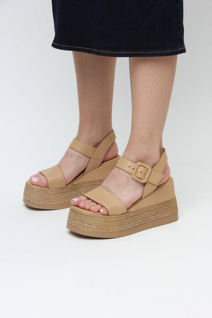 Blair | Beige Heels Sandals