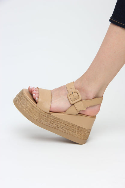 Blair | Beige Heels Sandals