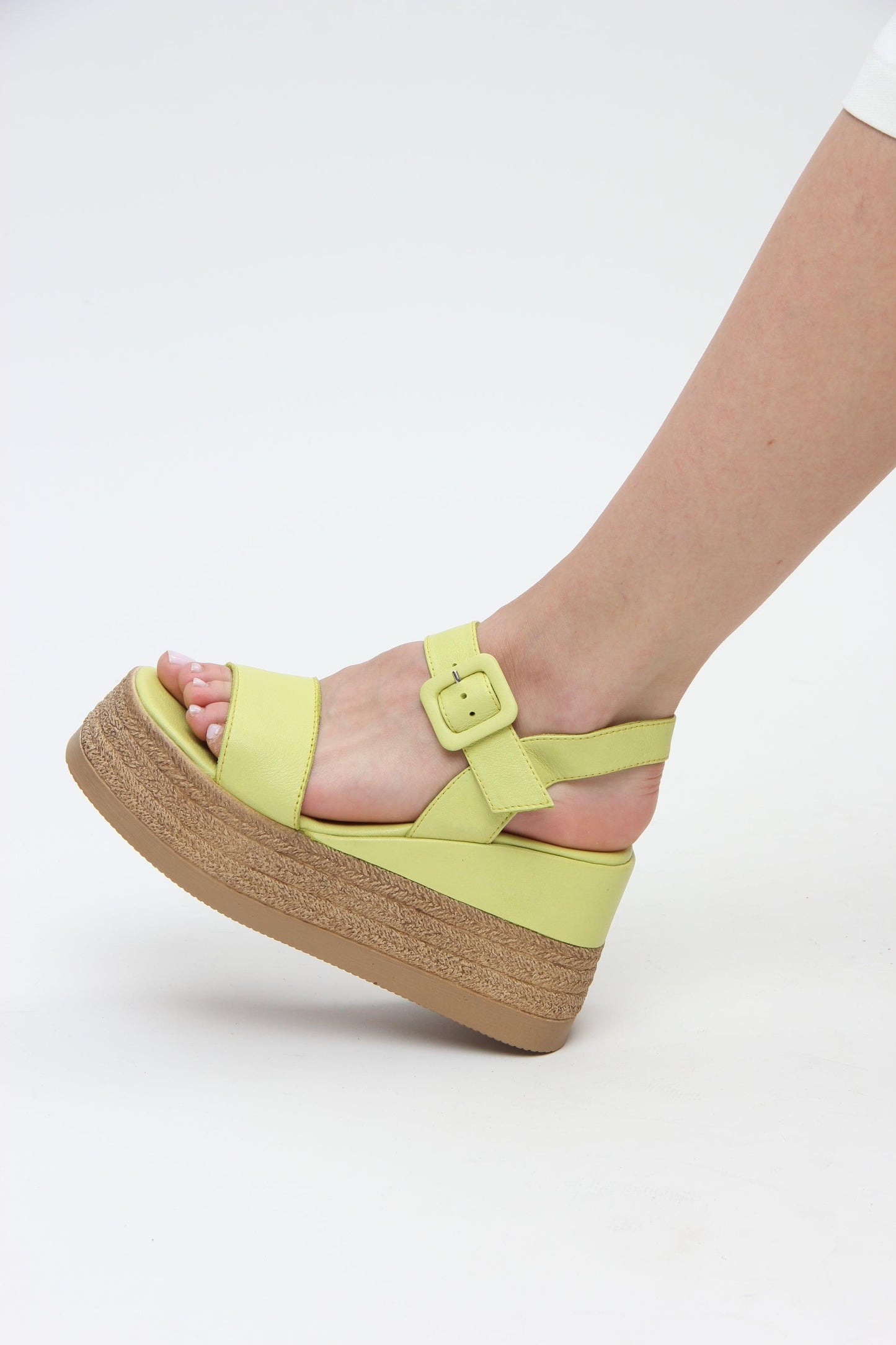 Blair | Lime Sandals