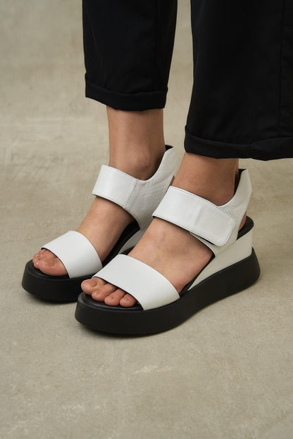 Blair | Platform Shoes - Beige