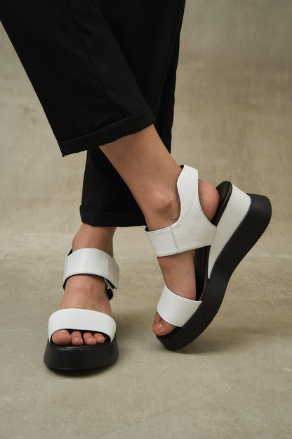 Blair | Platform Shoes - Beige