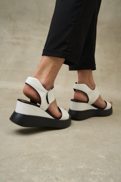 Blair | Platform Shoes - Beige