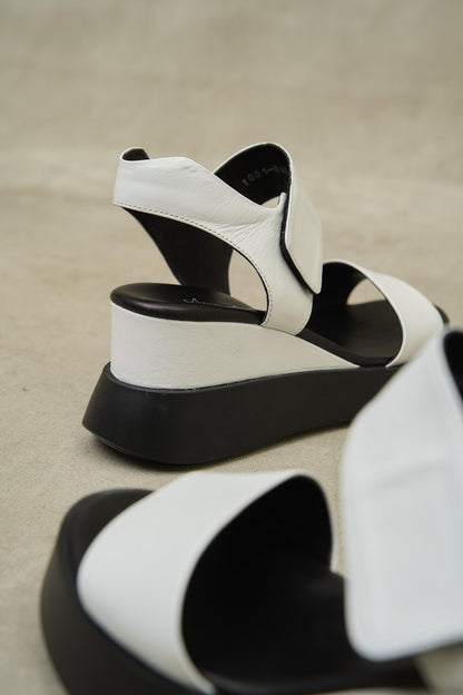 Blair | Platform Shoes - Beige