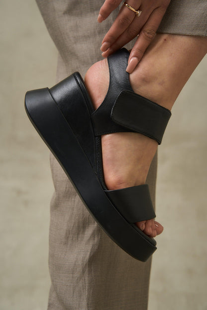 Blair | Platform Shoes - Beige