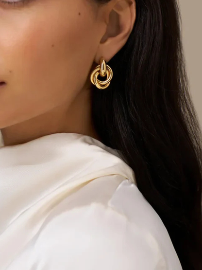 MIRELLE INTERLOCKING EARRINGS