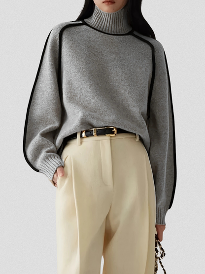 ELOISE CONTRAST SWEATER