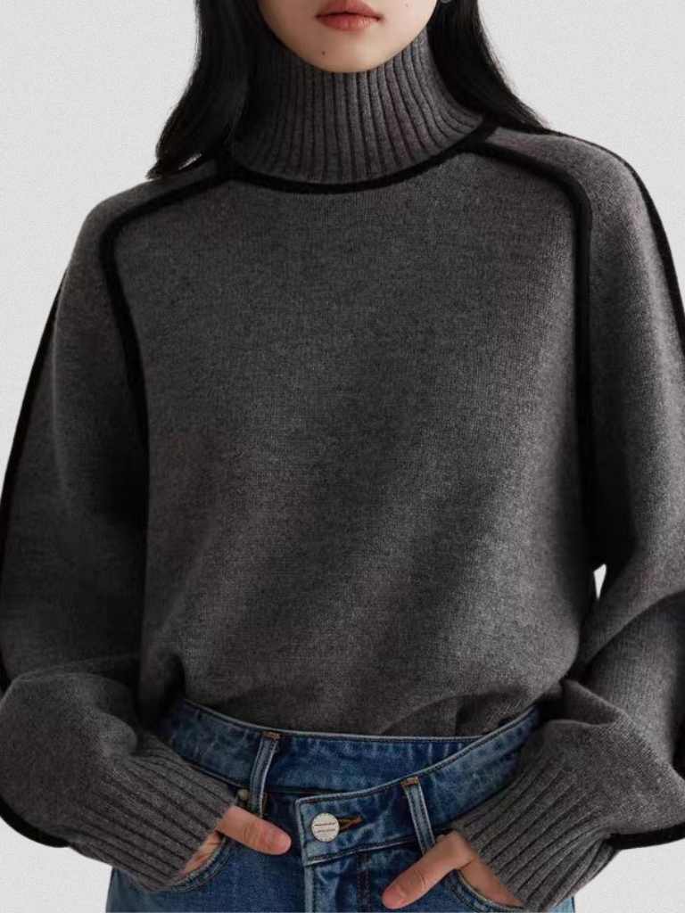 ELOISE CONTRAST SWEATER