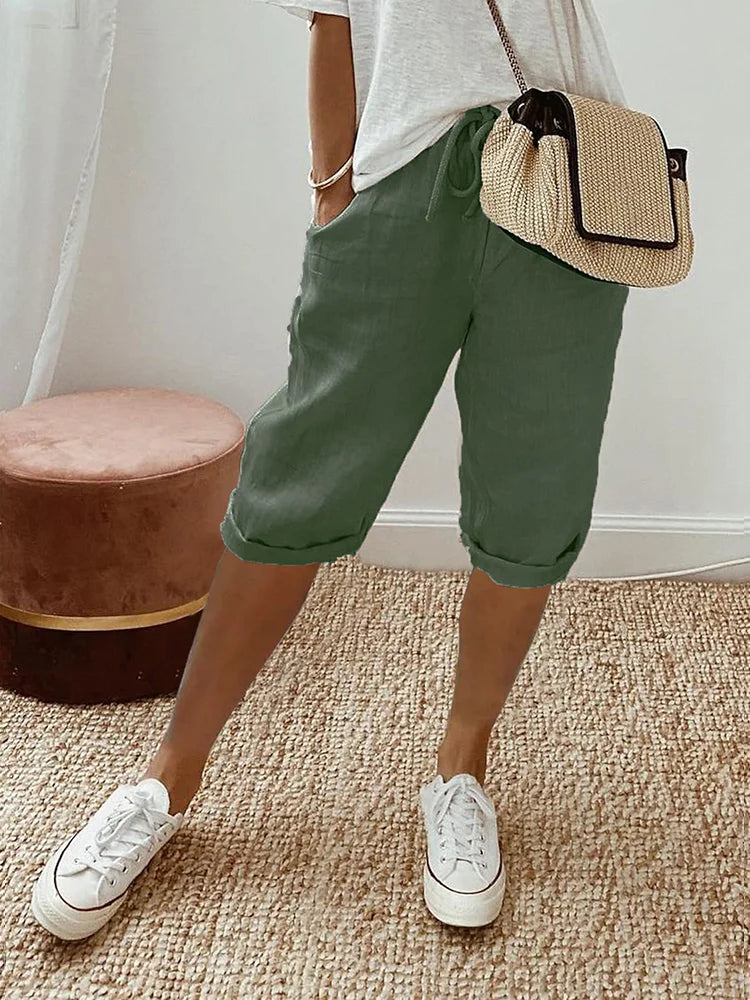 Women's Shorts | Drawstring | Relaxed Fit | Summery Look