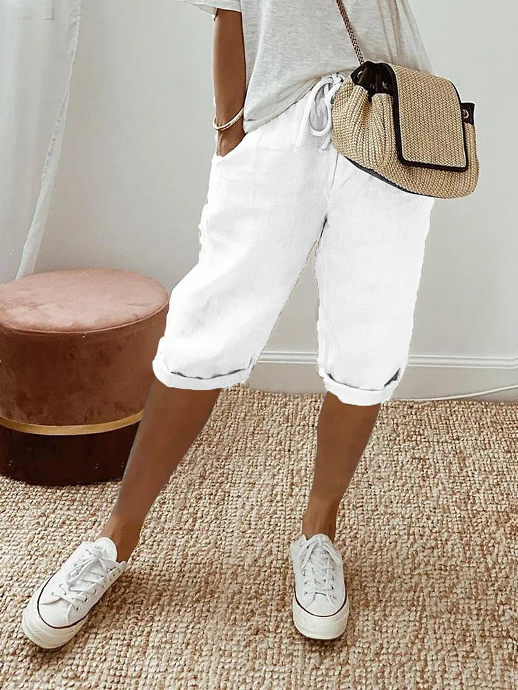 Women's Shorts | Drawstring | Relaxed Fit | Summery Look