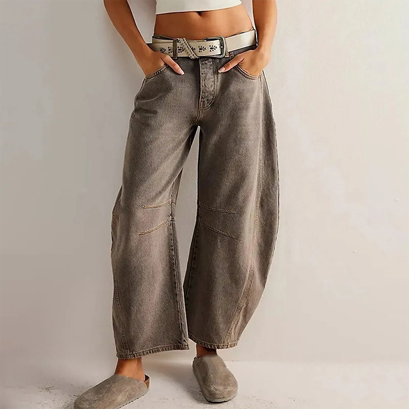 Adley | Women's Casual Wide Leg Pants | Low Rise