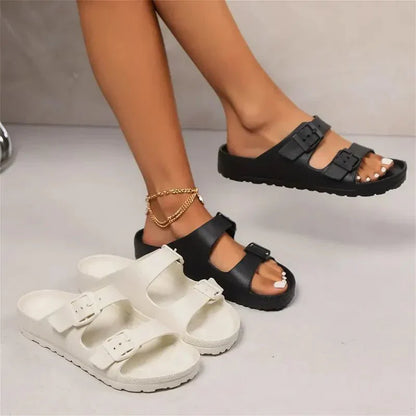 Blair | Double Strap Slides – Lightweight Comfort – Everyday Casual