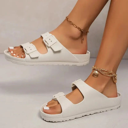 Blair | Double Strap Slides – Lightweight Comfort – Everyday Casual