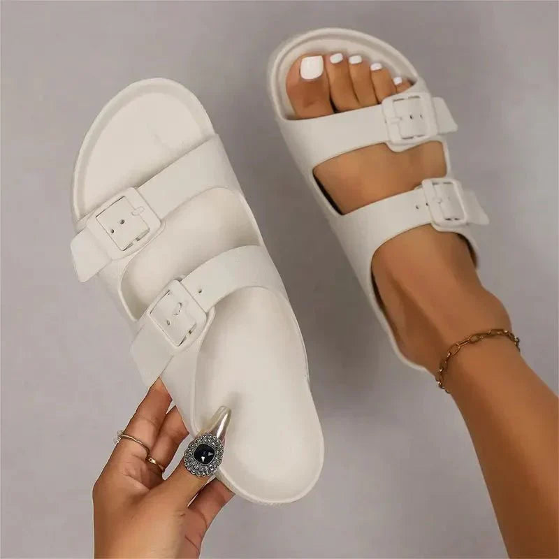 Blair | Double Strap Slides – Lightweight Comfort – Everyday Casual