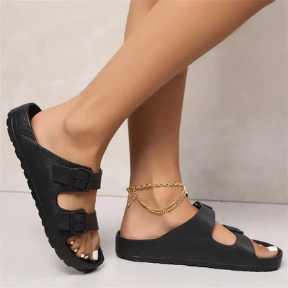 Blair | Double Strap Slides – Lightweight Comfort – Everyday Casual