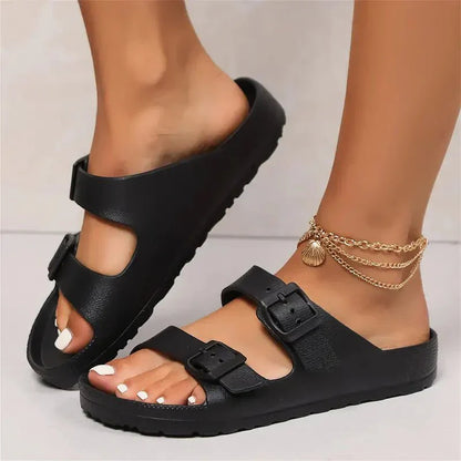 Blair | Double Strap Slides – Lightweight Comfort – Everyday Casual