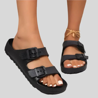 Blair | Double Strap Slides – Lightweight Comfort – Everyday Casual