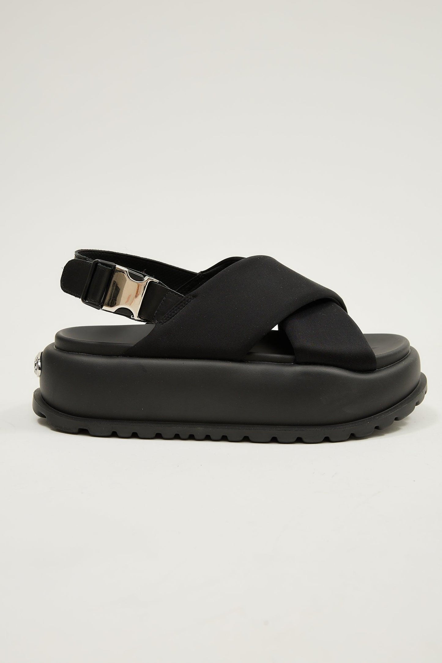 Blair | Black Shirt Sandals
