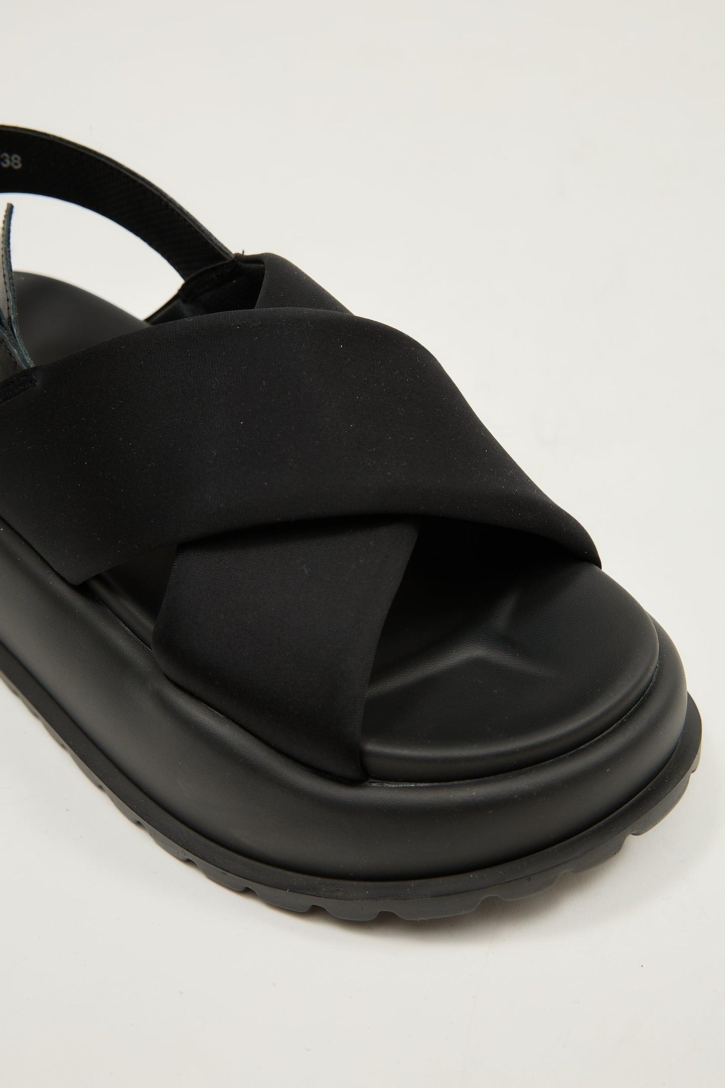 Blair | Black Shirt Sandals