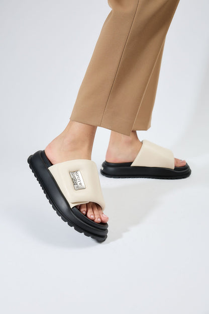 Blair | Milk Sandals