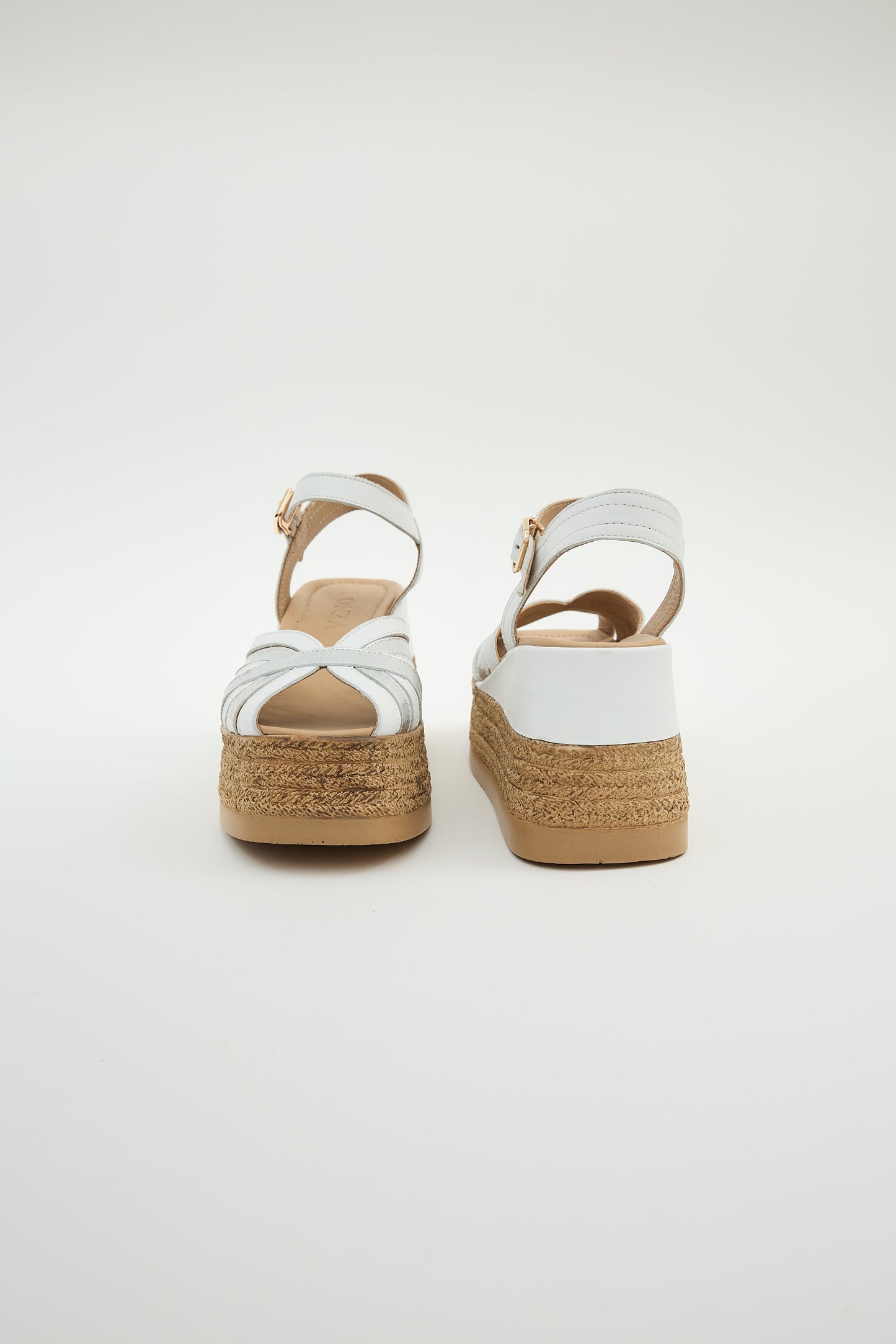 Blair | White Sandal Heels