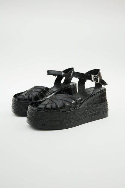 Blair | Black Sandal Heels