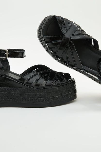 Blair | Black Sandal Heels