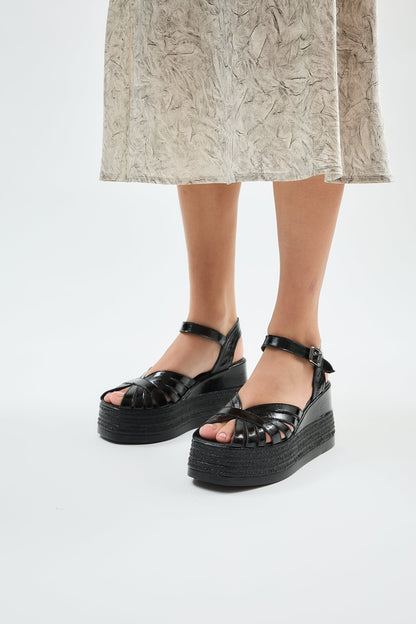 Blair | Black Sandal Heels