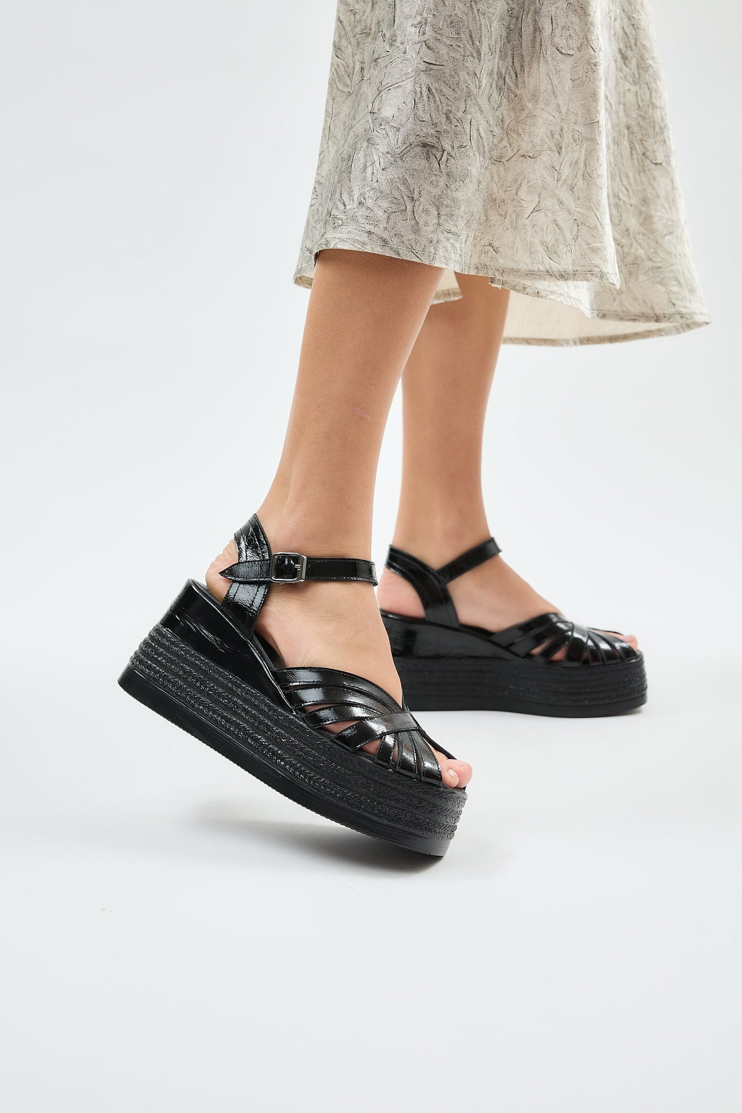 Blair | Black Sandal Heels