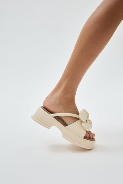 Blair | Milk Sandal Heels