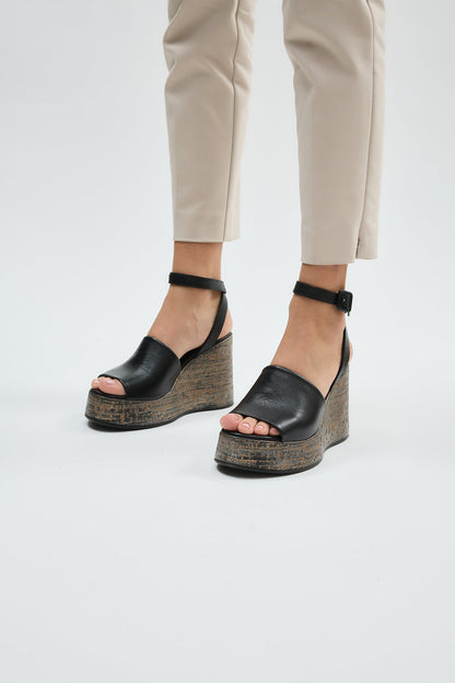 Blair | Black Sandal Heels