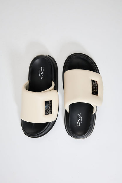 Blair | Milk Sandals