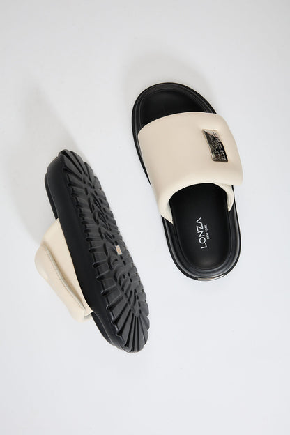 Blair | Milk Sandals