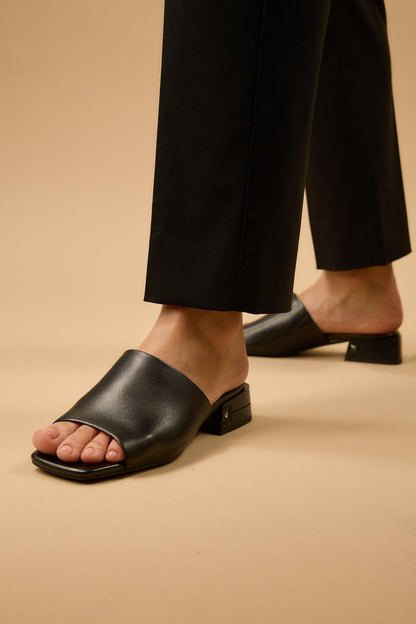 Blair | Black Matte Sandals