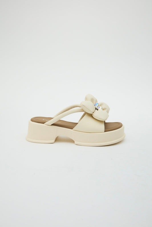 Blair | Milk Sandal Heels