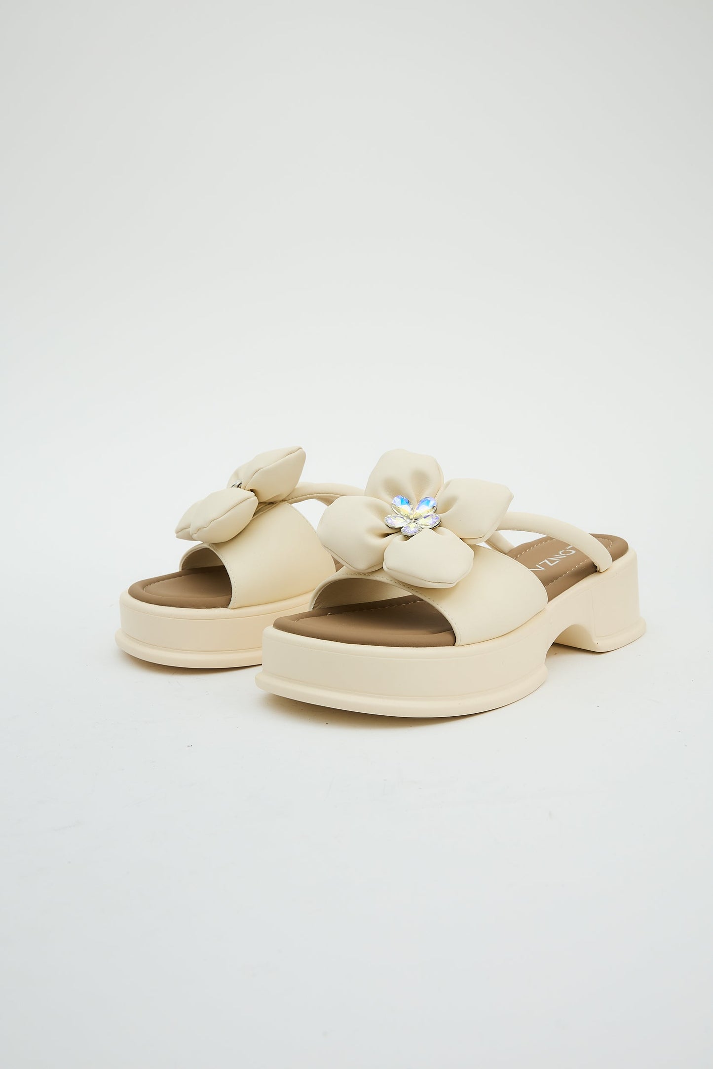 Blair | Milk Sandal Heels