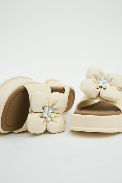 Blair | Milk Sandal Heels