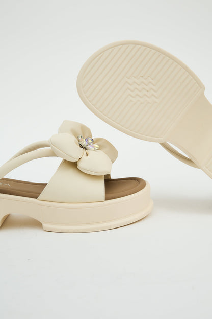 Blair | Milk Sandal Heels
