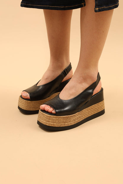 Blair | Black Sandal Heels