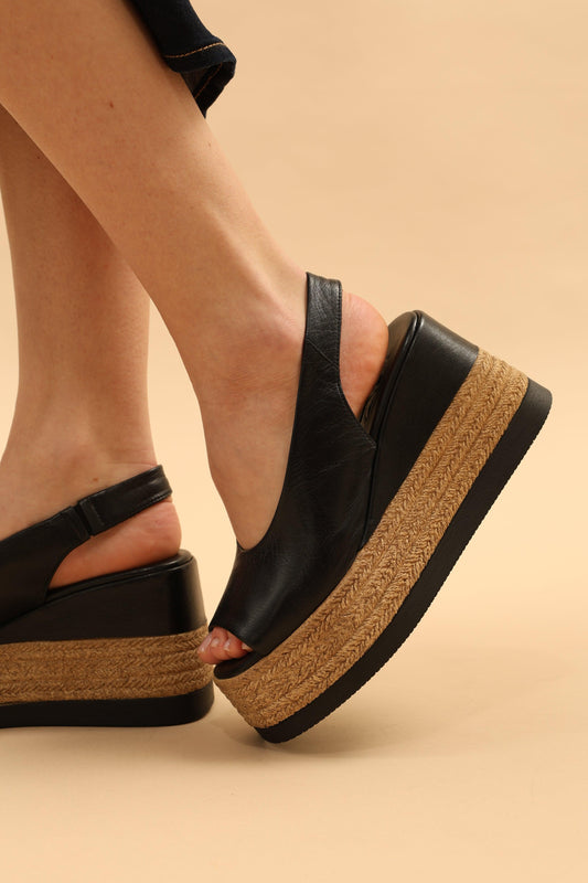 Blair | Black Sandal Heels