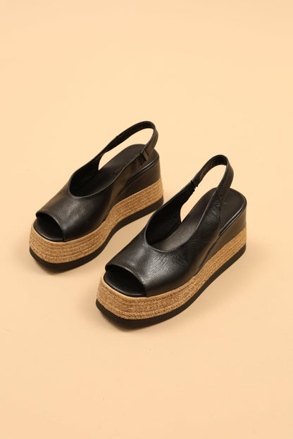 Blair | Black Sandal Heels