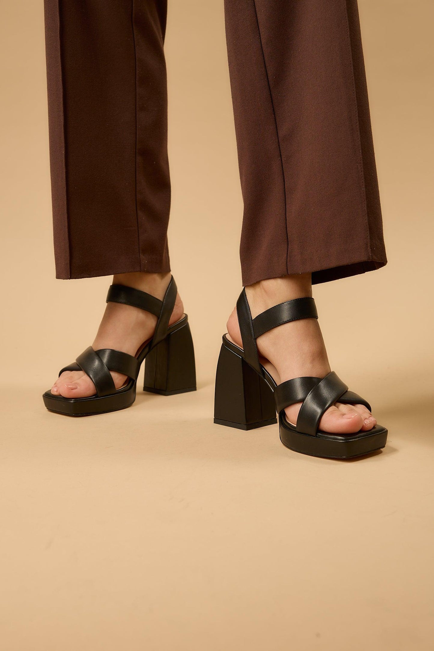Blair | Black Sandal Heels