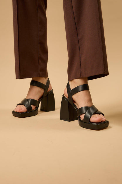 Blair | Black Sandal Heels
